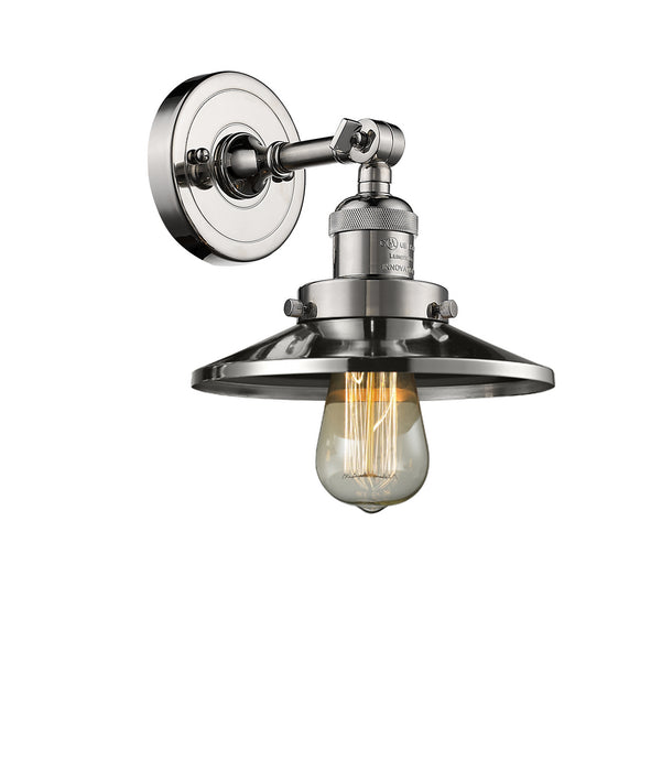 Innovations 203-PN-M1-LED LED Wall Sconce, Polished Nickel