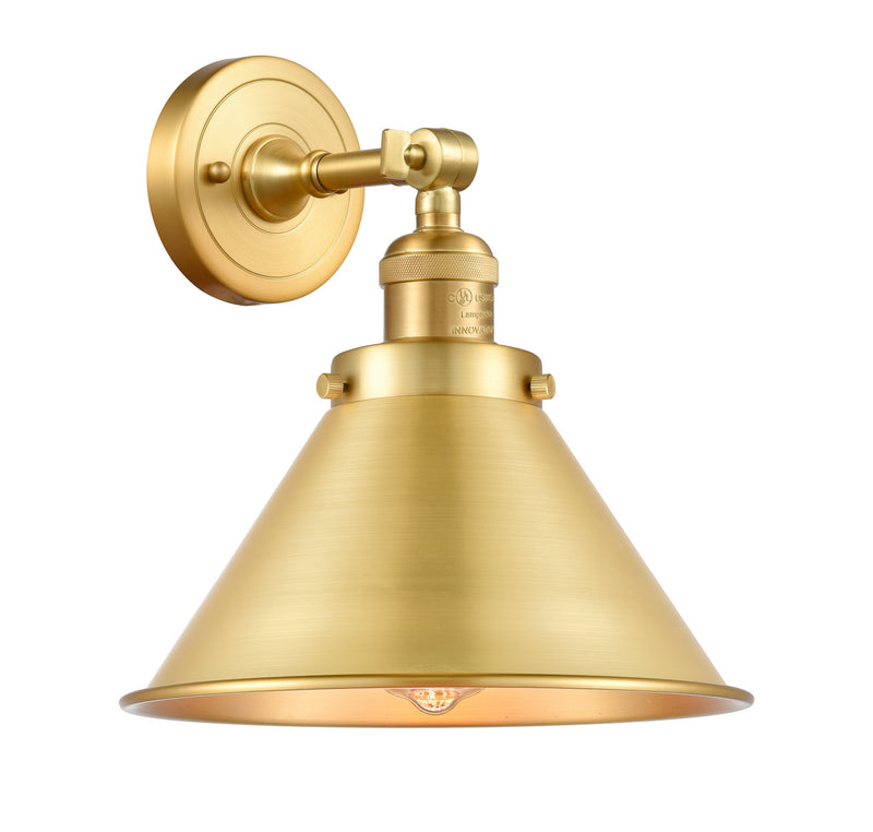 Innovations 203-SG-M10-SG One Light Wall Sconce, Satin Gold