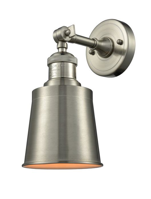 Innovations 203-SN-M9-SN One Light Wall Sconce, Brushed Satin Nickel