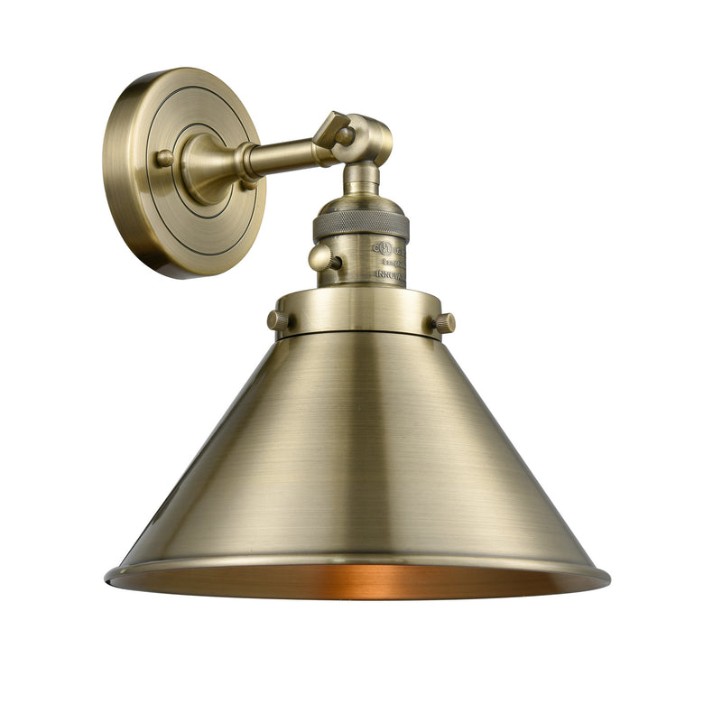 Innovations 203SW-AB-M10-AB One Light Wall Sconce, Antique Brass