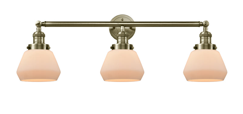 Innovations 205-AB-G171 Three Light Bath Vanity, Antique Brass
