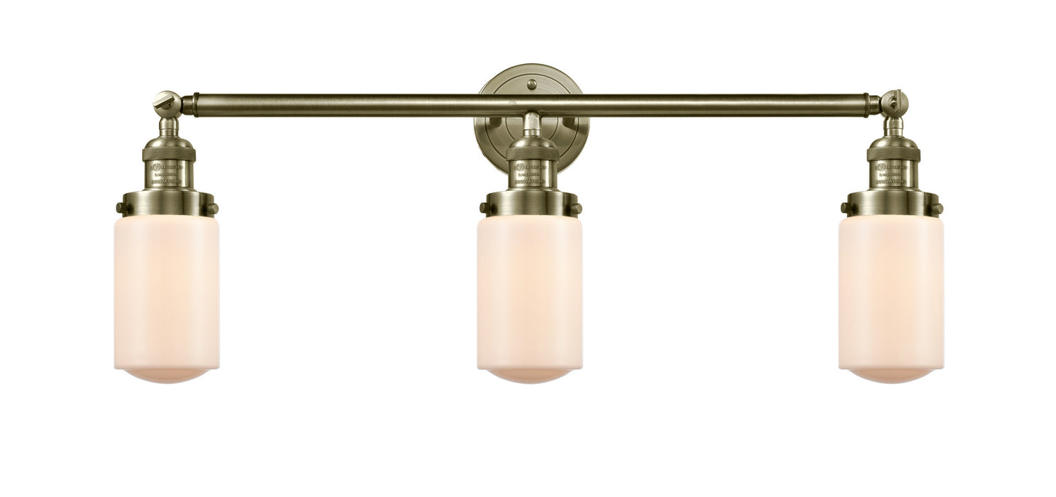 Innovations 205-AB-G311-LED LED Bath Vanity, Antique Brass
