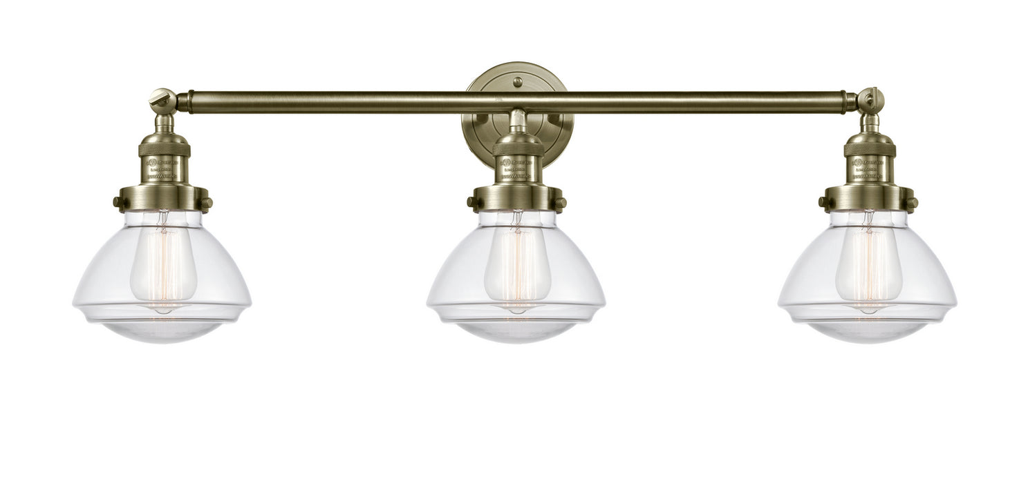 Innovations 205-AB-G322-LED LED Bath Vanity, Antique Brass