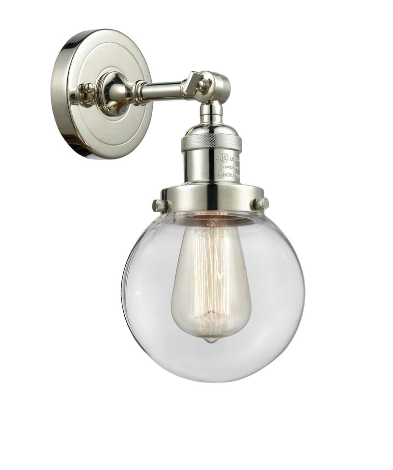Innovations 203-PN-G202-6-LED LED Wall Sconce, Polished Nickel