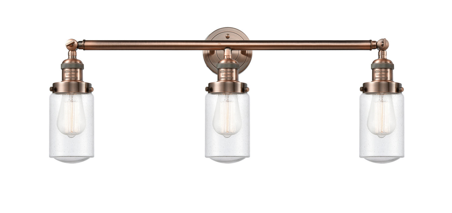 Innovations 205-AC-G314-LED LED Bath Vanity, Antique Copper