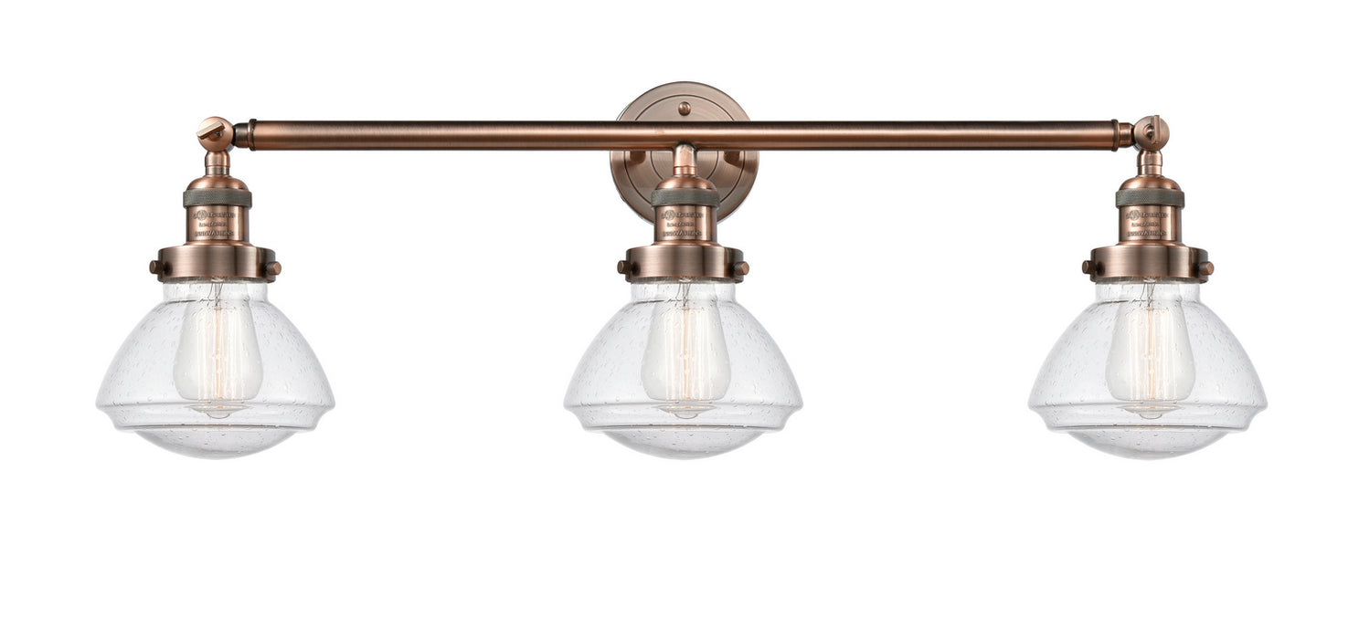 Innovations 205-AC-G324-LED LED Bath Vanity, Antique Copper