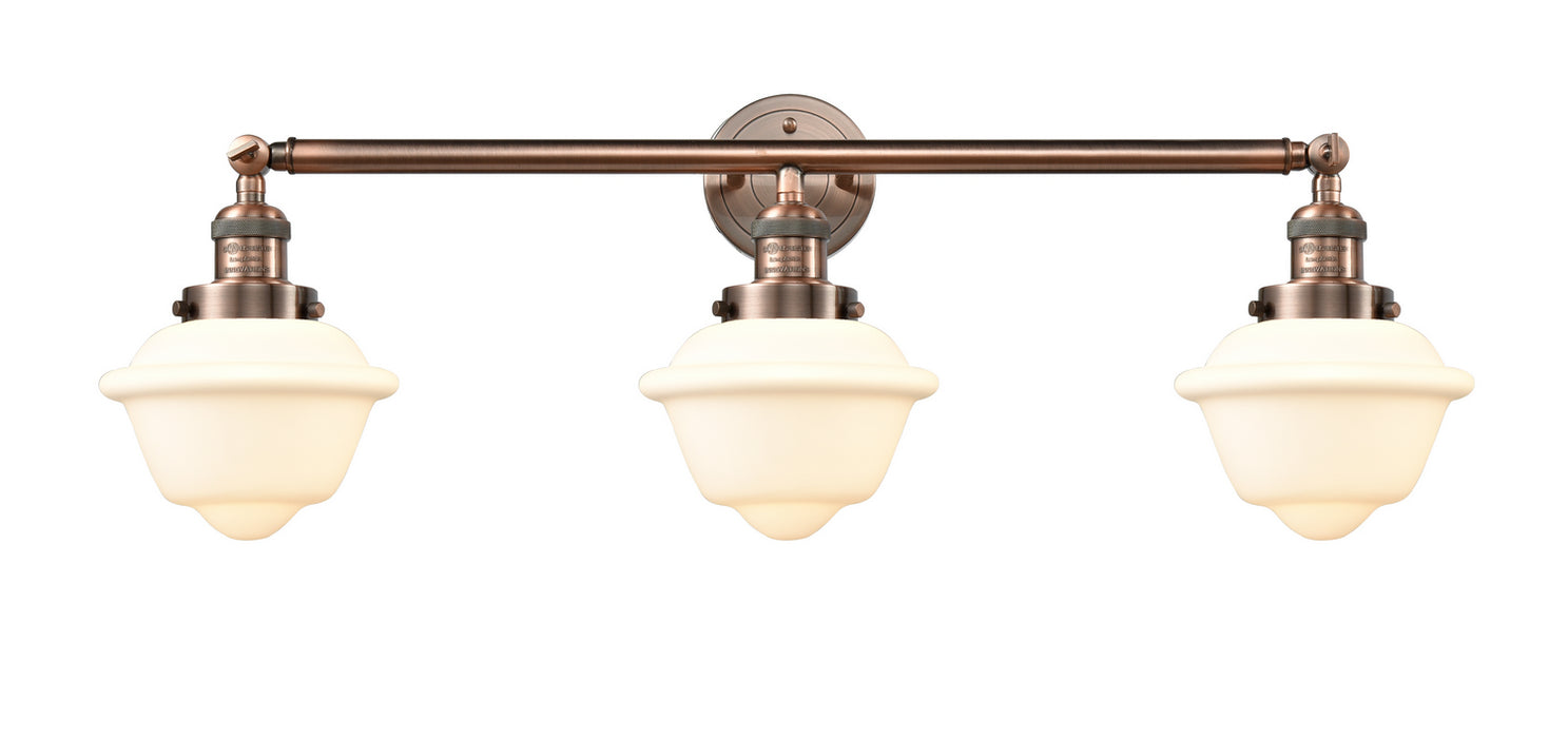 Innovations 205-AC-G531 Three Light Bath Vanity, Antique Copper