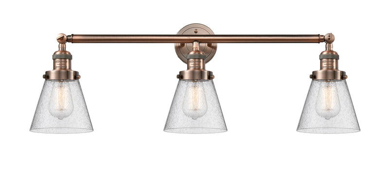 Innovations 205-AC-G64-LED LED Bath Vanity, Antique Copper