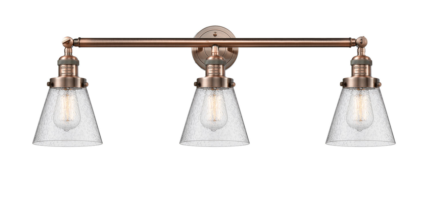 Innovations 205-AC-G64-LED LED Bath Vanity, Antique Copper