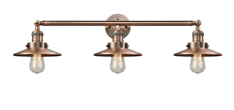 Innovations 205-AC-M3-LED LED Bath Vanity, Antique Copper