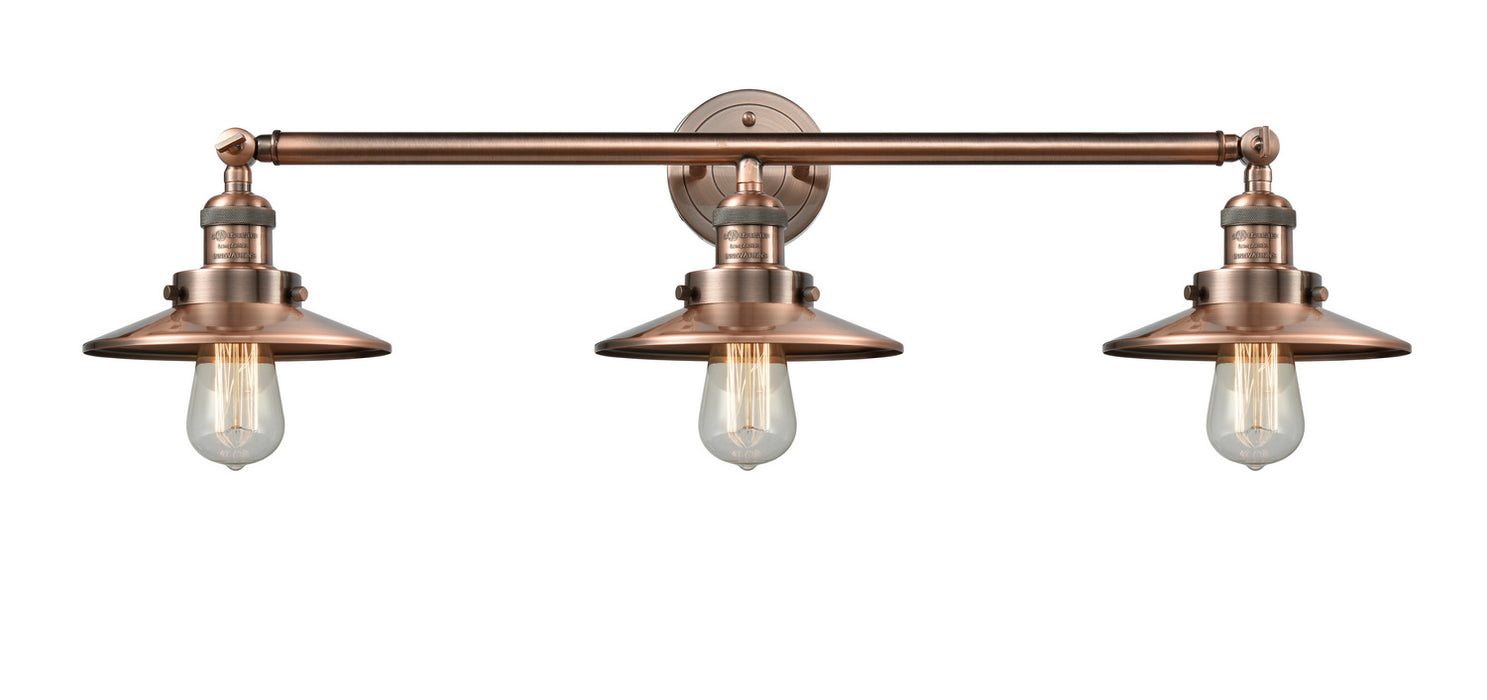 Innovations 205-AC-M3-LED LED Bath Vanity, Antique Copper