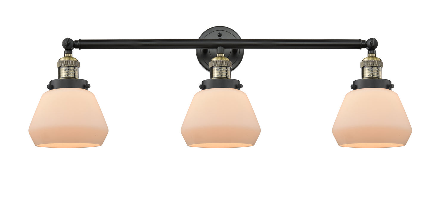 Innovations 205-BAB-G171 Three Light Bath Vanity, Black Antique Brass