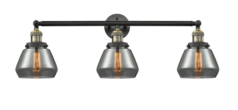 Innovations 205-BAB-G173 Three Light Bath Vanity, Black Antique Brass