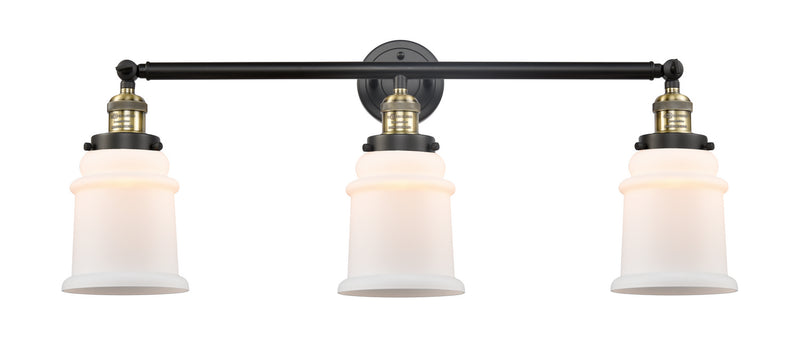 Innovations 205-BAB-G181 Three Light Bath Vanity, Black Antique Brass