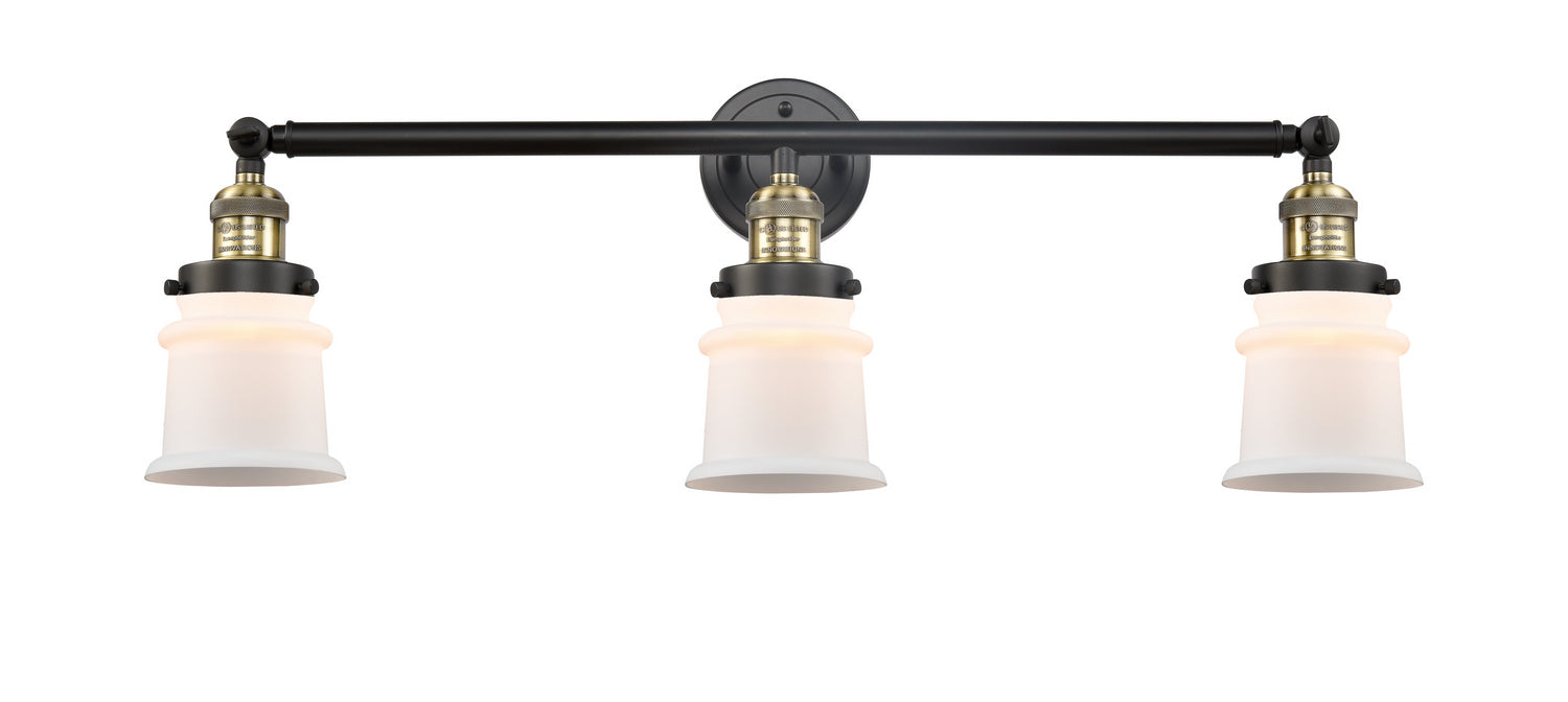 Innovations 205-BAB-G181S Three Light Bath Vanity, Black Antique Brass