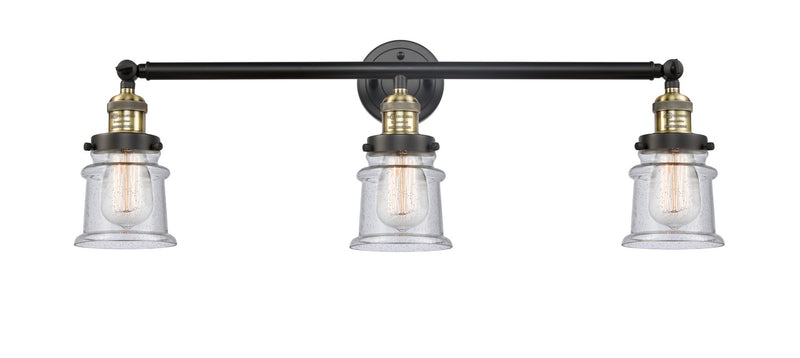 Innovations 205-BAB-G184S Three Light Bath Vanity, Black Antique Brass