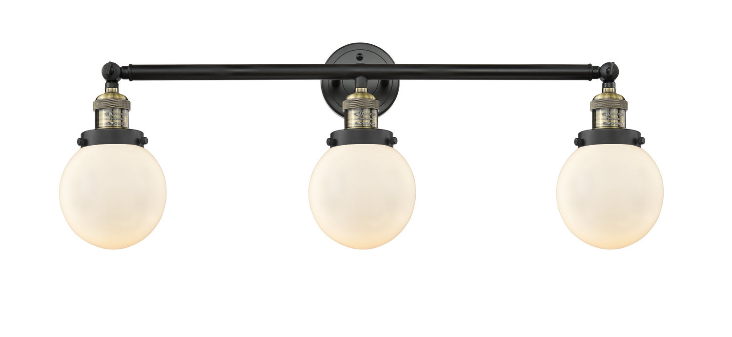 Innovations 205-BAB-G201-6-LED LED Bath Vanity, Black Antique Brass