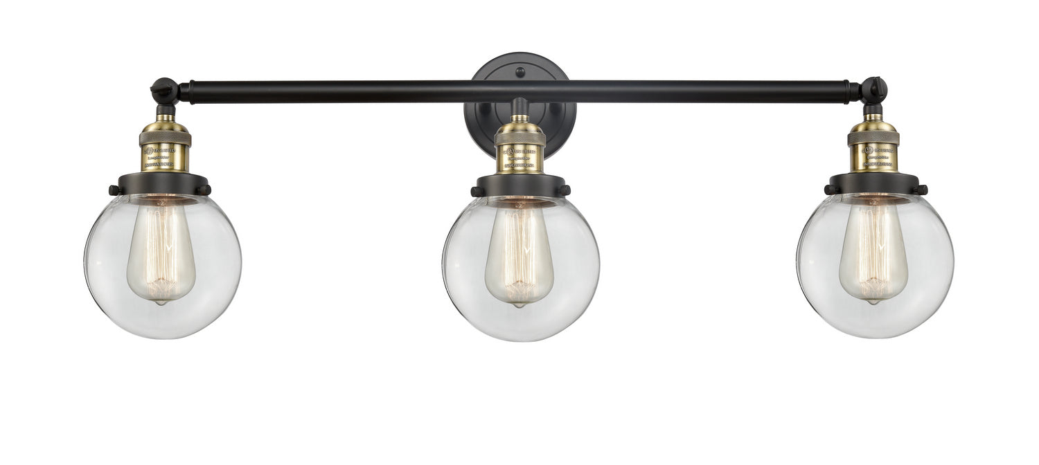 Innovations 205-BAB-G202-6-LED LED Bath Vanity, Black Antique Brass