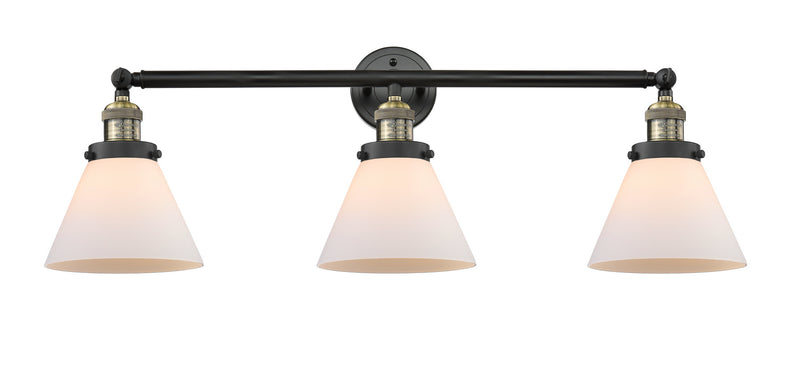 Innovations 205-BAB-G41 Three Light Bath Vanity, Black Antique Brass
