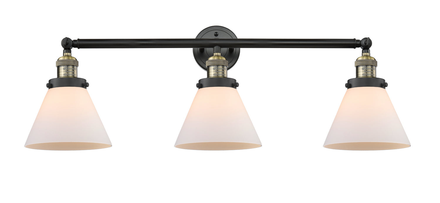 Innovations 205-BAB-G41 Three Light Bath Vanity, Black Antique Brass
