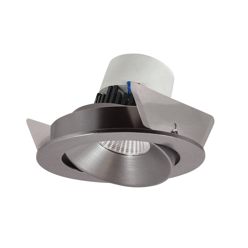 Nora Lighting NPR-4RC35XNN Adjustable Trim, Natural Metal Reflector / Natural Metal Flange