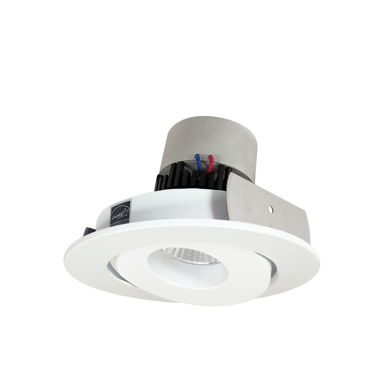 Nora Lighting NPR-4RG40XMPW Adjustable Trim, Matte Powder White