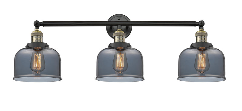 Innovations 205-BAB-G73 Three Light Bath Vanity, Black Antique Brass