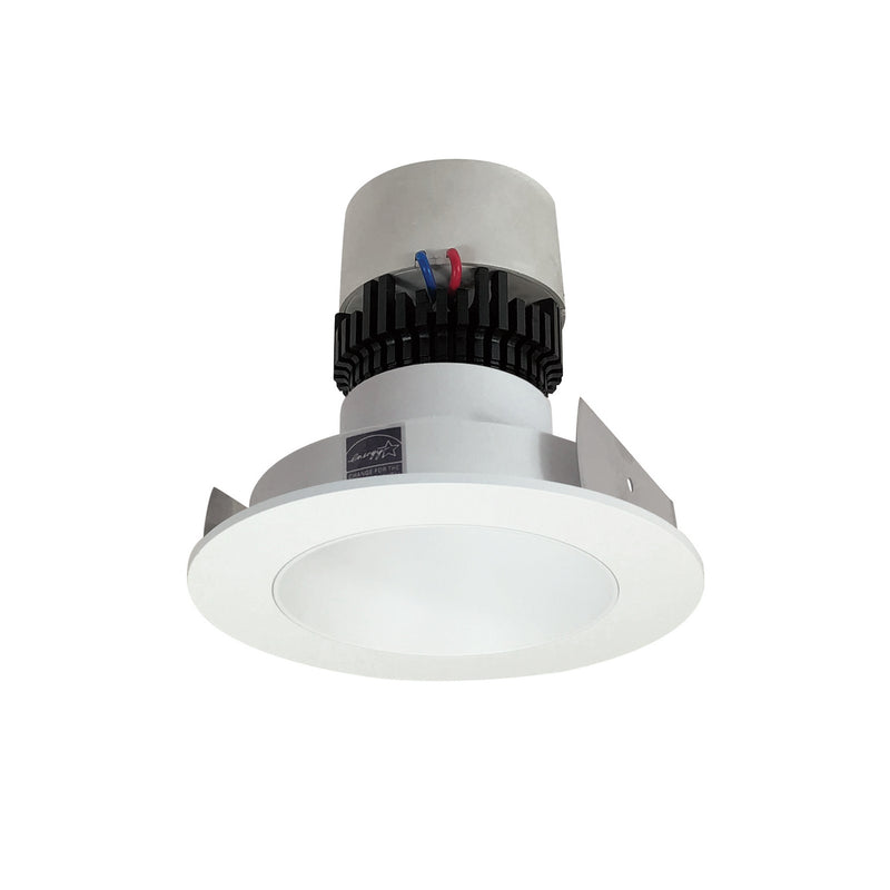 Nora Lighting NPR-4RNDC30XMPW Recessed, Matte Powder White Reflector / Matte Powder White Flange