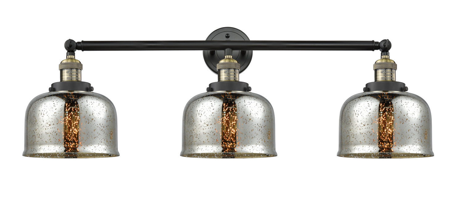 Innovations 205-BAB-G78 Three Light Bath Vanity, Black Antique Brass