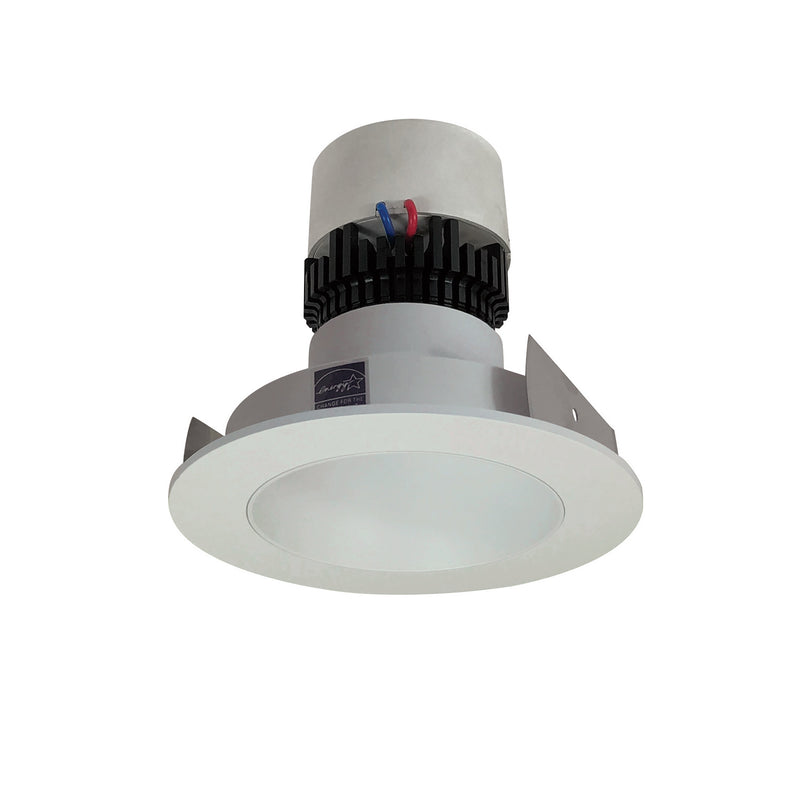Nora Lighting NPR-4RNDCCDXWW Recessed, White Reflector / White Flange