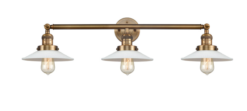 Innovations 205-BB-G1 Three Light Bath Vanity, Brushed Brass