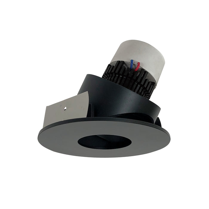 Nora Lighting NPR-4RPHACDXBB Adjustable Trim, Black Pinhole / Black Flange