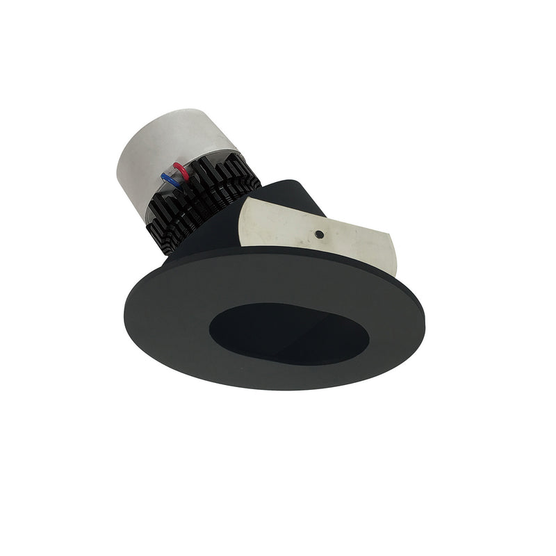 Nora Lighting NPR-4RSL30XBB Adjustable Trim, Black Slot Aperture / Black Flange