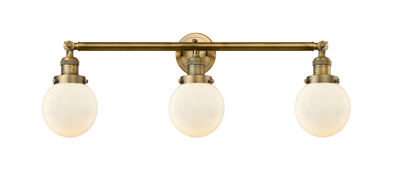 Innovations 205-BB-G201-6-LED LED Bath Vanity, Brushed Brass