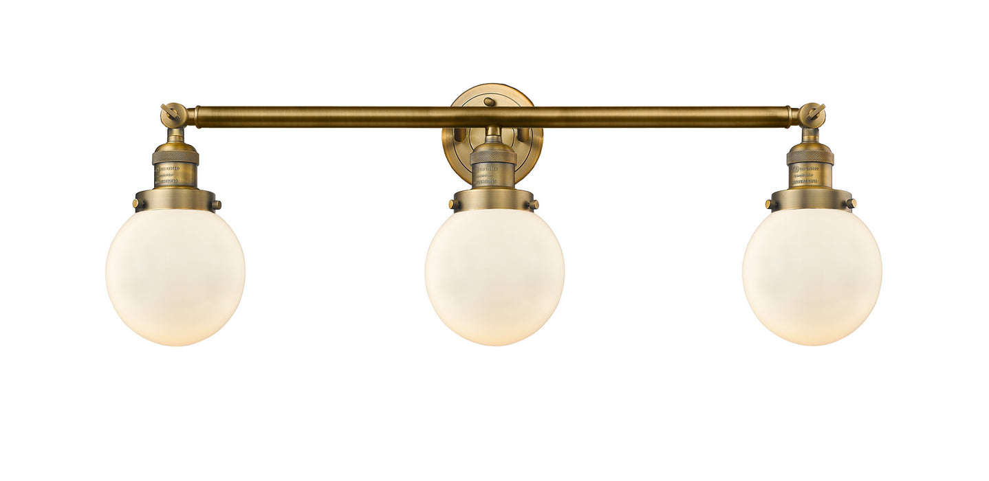 Innovations 205-BB-G201-6-LED LED Bath Vanity, Brushed Brass