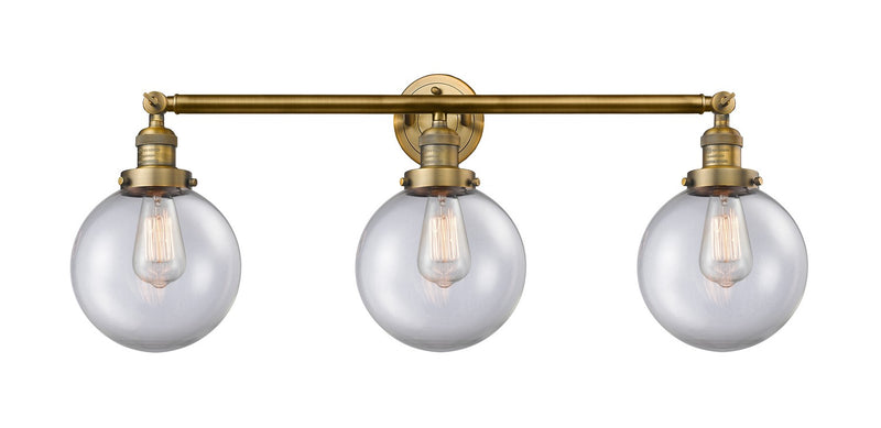 Innovations 205-BB-G202-8-LED LED Bath Vanity, Brushed Brass