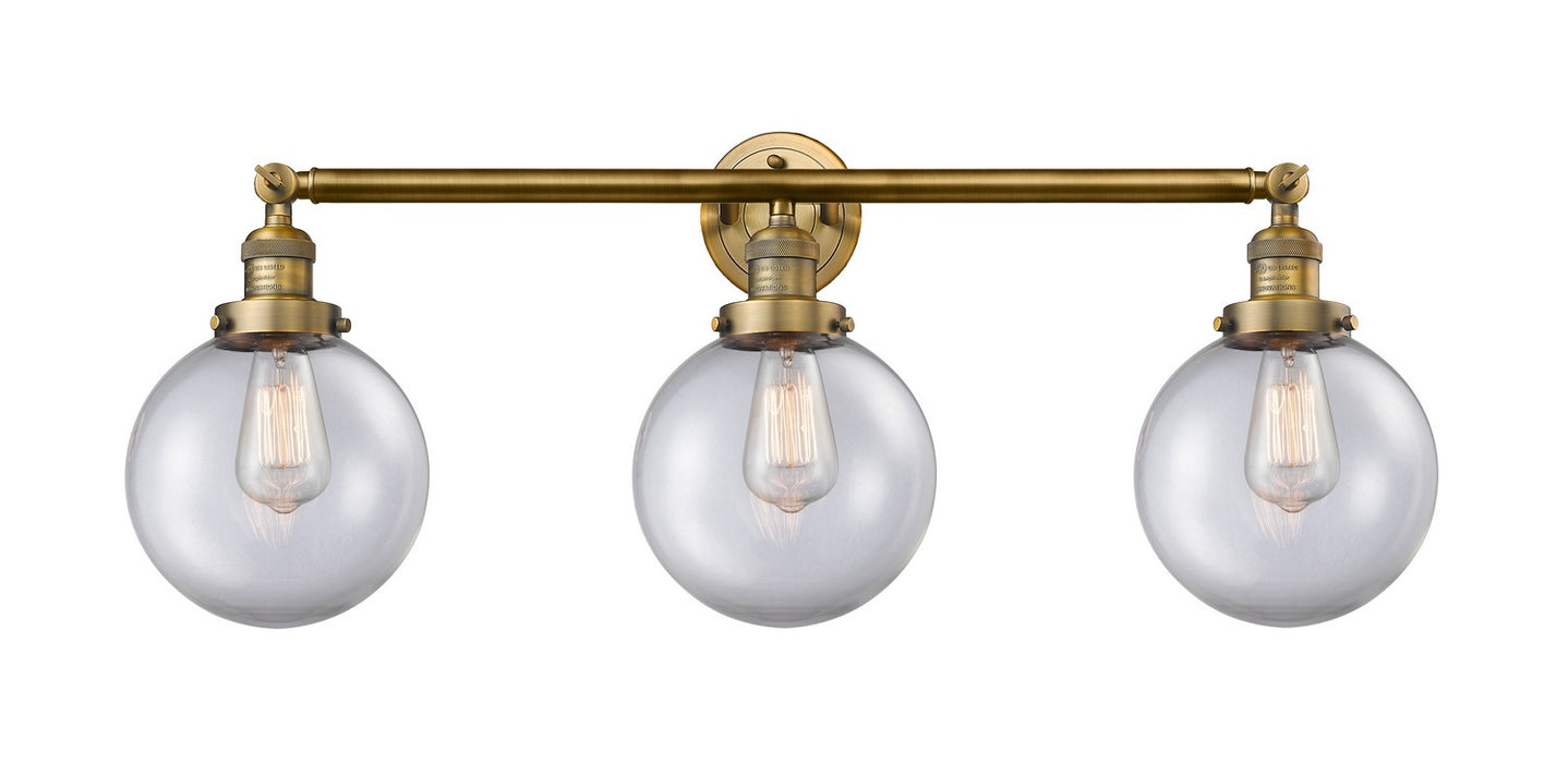 Innovations 205-BB-G202-8-LED LED Bath Vanity, Brushed Brass