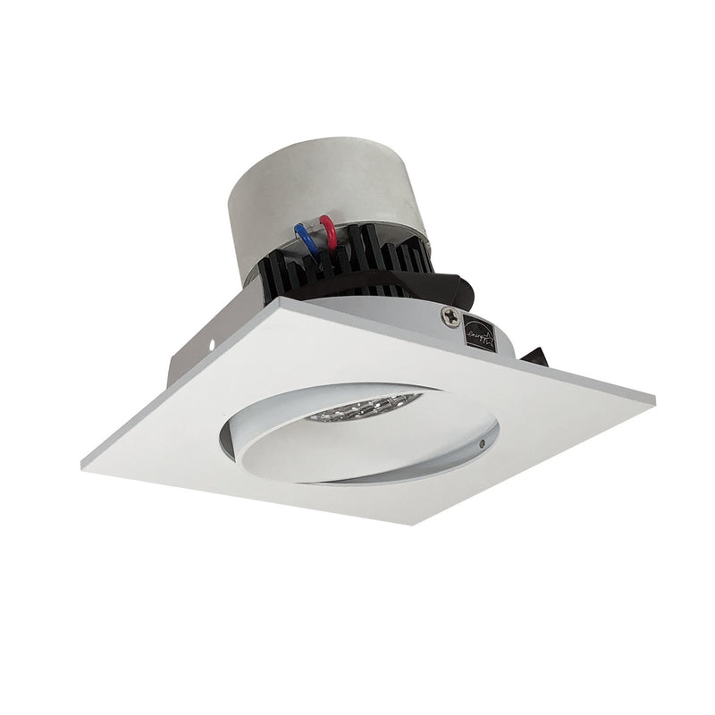 Nora Lighting NPR-4SC30XMPW Adjustable Trim, Matte Powder White Reflector / Matte Powder White Flange