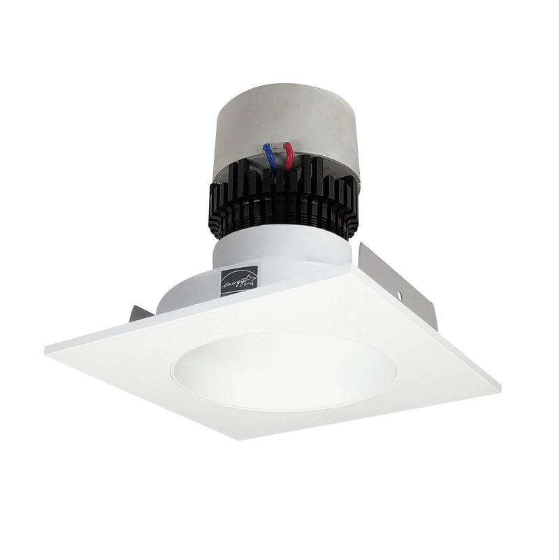 Nora Lighting NPR-4SNDC27XMPW Recessed, Matte Powder White Reflector / Matte Powder White Flange
