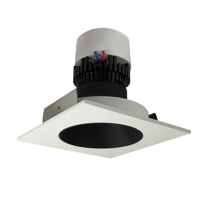 Nora Lighting NPR-4SNDC30XBW Recessed, Black Reflector / White Flange