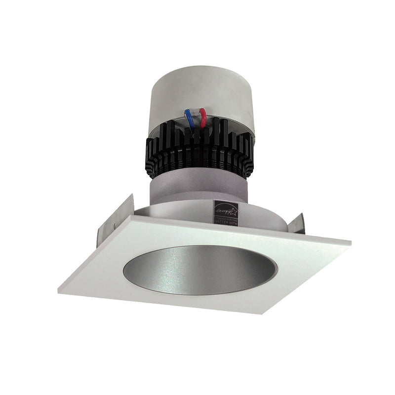 Nora Lighting NPR-4SNDCCDXHW Recessed, Haze Reflector / White Flange