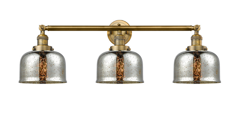 Innovations 205-BB-G78 Three Light Bath Vanity, Brushed Brass
