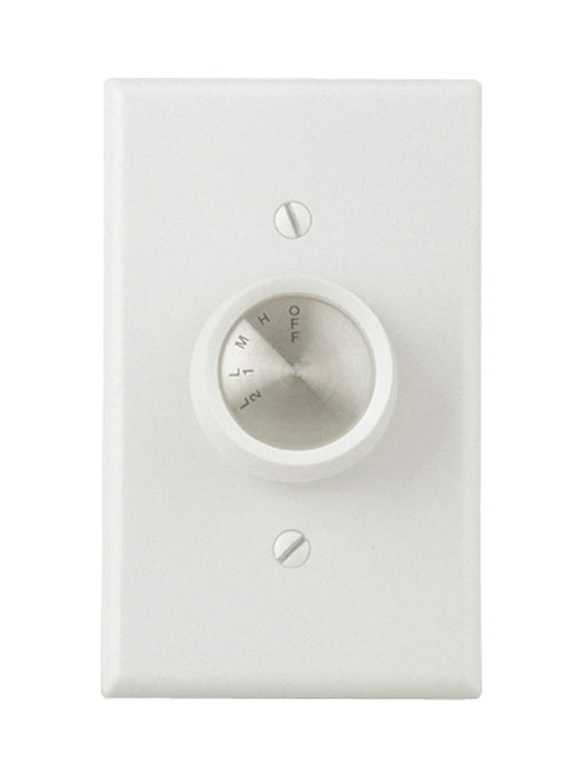 Craftmade CM-4SDH 4 Speed Rotary Dial Fan Control, White