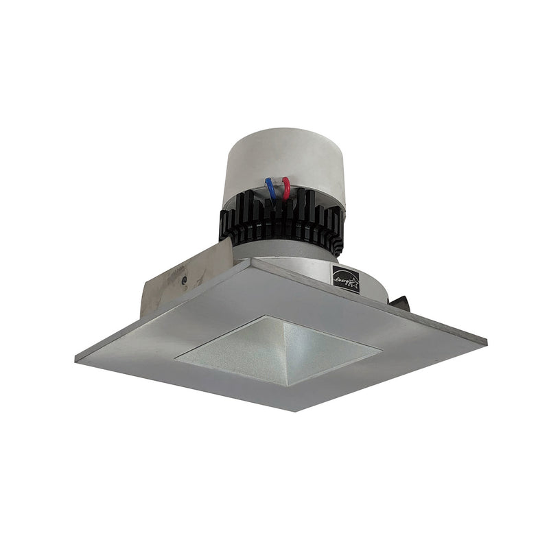Nora Lighting NPR-4SNDSQ35XHN Recessed, Haze Reflector / Natural Metal Flange