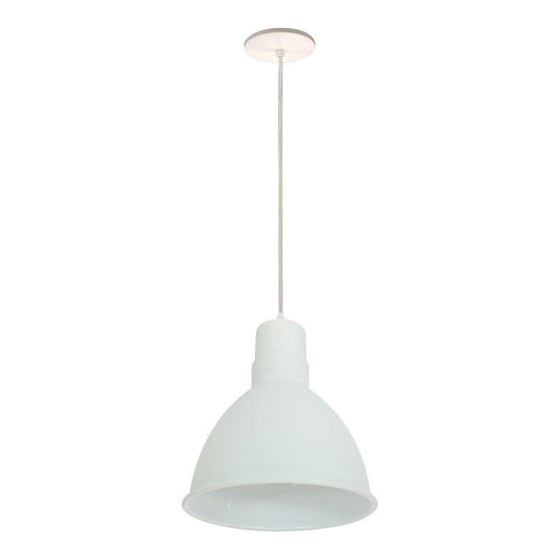 Nora Lighting NRLM-8C1830WWLE4 LED Pendant, White Outer / White Inner