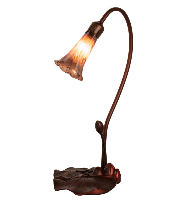 Meyda Tiffany 13434 One Light Accent Lamp, Mahogany Bronze