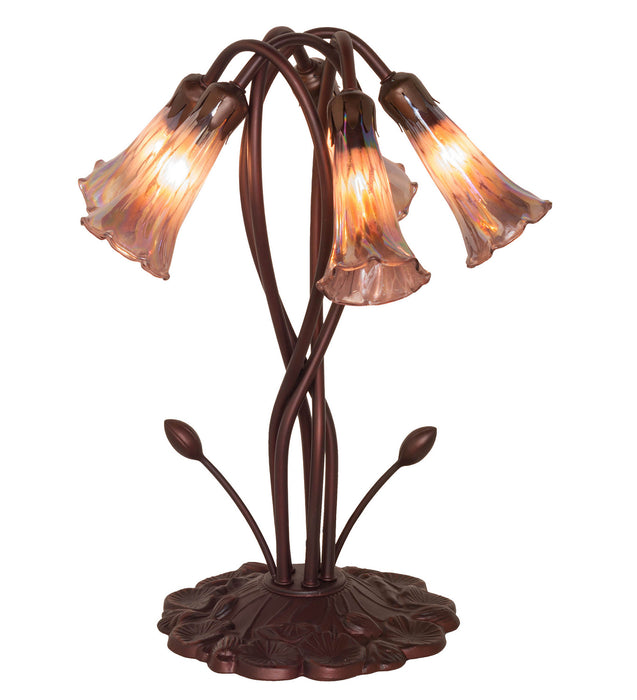 Meyda Tiffany 15902 Five Light Accent Lamp, Mahogany Bronze