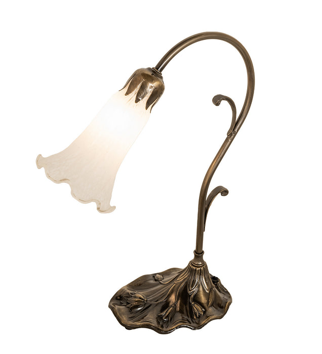 Meyda Tiffany 17051 One Light Mini Lamp, Antique Brass