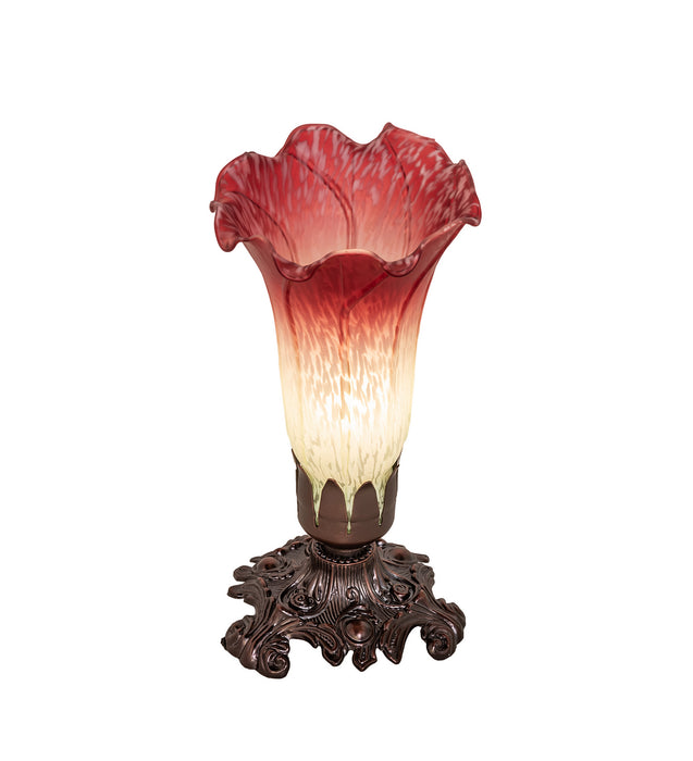 Meyda Tiffany 185087 One Light Accent Lamp, Mahogany Bronze