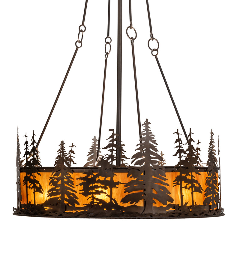 Meyda Tiffany 201993 24 Light Chandel-Air, Antique Copper
